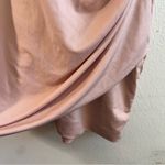 Revolve  Dress Lovers + Friends Pink Love Happy Ruched Low Cut Surplice Mini Sz S Photo 9