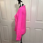Lilly Pulitzer  Morgen Bright Pink Sweater with Button Detail Photo 2