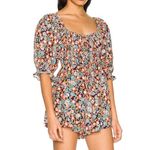 Free People Show Me Love Romper in Navy Combo Photo 3