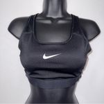 Nike Dri Fit Women's Black and White Sports Bra Photo 4