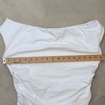 Trendy Queen Off The Shoulder Top Y2K Summer Shirts Double Lined White Large Photo 7