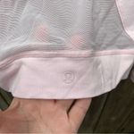 Lululemon Short Stop Long Sleeve Crop Top Mesh Detail Size 8 Powdered Rose Pink Photo 4