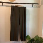 Coldwater Creek Olive Green High Rise Relaxed Wide Leg Trouser Pants Size 12 Photo 11
