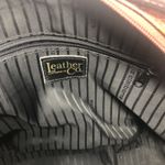 Liz Claiborne Vintage Brown Crocodile Print Leather Handbag No shoulder strap Photo 12