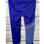 Athleta  Asym Camo Sonar Compression Leggings Electric Blue Workout Crop Pants XS Photo 5