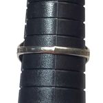 Silver Tone Ring Red Oval Cabochon Sz 8.5 Floral Design Photo 4