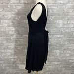 Parah Black Sleeveless Dress with Belt Detail Size 8 Photo 2