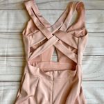 XScape Cutout Satin V-Neck Sheath Dress Size 6 Photo 9