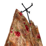 Christina Makowsky Caftan Kimono Top Blouse Paisley Floral Print Brown‎ Tan Brown Photo 6