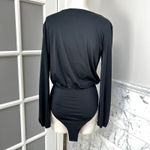 Lysse Bianca Jersey Knit Long Sleeve Wrap V Photo 5