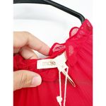 Maje  Rachana Red Crepon Maxi Dress Holiday Long Sleeve Modest NEW Photo 4