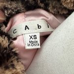 CAbi  Brown Leopard Teddy Jacket Photo 1