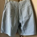 Faded Glory FINAL MARKDOWN  Blue and White Striped shorts 16 Photo 6