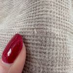 Tna Cropped Long Sleeve Ribbed Waffle Knit Top Taupe Size S Aritzia Brown Photo 8