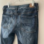 American Eagle  Distressed Dark Wash Jeggings Photo 2