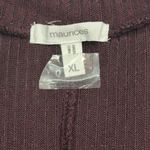 Maurice's Burgundy mid sleeve Maurice’s shirt Photo 1