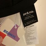 prAna  Lexie bikini top in black. Ribbed fabric, padded cups, UPF 50+ Large Photo 3