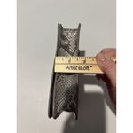 Calvin Klein Belt Bag Grey White Snakeprint Coated Leather Large Reptile Photo 12