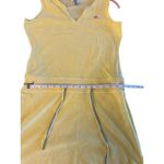 Lilly Pulitzer  white label vintage teri cloth Dress drawstring Waist Yellow VGUC Photo 4