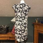 BCBGeneration  Floral Midi Dress Black Cream 8 Photo 3