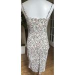 BCBGeneration  Slip Dress Womens 8 Geranium Combo Floral Tulip Hem Cowl Neck Photo 5