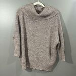 Chico's Chico’s size 2 tan cowl neck dolman sleeve sweater 3/4 length sleeve Photo 0
