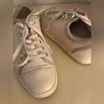 Uggs women creme tan low top canvas Taya sneakers US 7 Photo 1