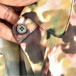 T Tahari TAHARI | Multicolored Button Down Blouse Sz XL Photo 2