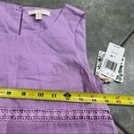 Chelsea and Violet  Girls Juniors Lavender Floral Cotton Dress Sz M Fully Lined NWT Photo 5