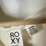 Roxy Sweater Women's XS Turning Out Knit Hooded Long Sleeve Cover Up Beach Surf Photo 3