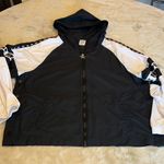 PINK - Victoria's Secret Victoria Secrets Pink‎ Women's Black and White Jacket Size M/L Photo 7