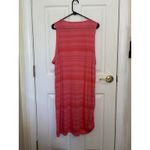 Lou & grey Pink Striped Beach Cover Up Dress Size XXL Sleeveless Cotton Summer Photo 1