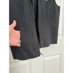 Wyoming traders The Lonesome Ranch black cotton zip pocket vest small Photo 8