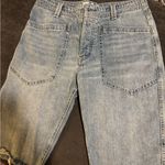 Free People Free‎ People We the Free Rebel Rouser Cut Off Light Blue Denim Bermudas size 27 Photo 8