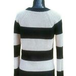 ZARA 💗 Knit chunky tan and black striped sweater Photo 1