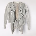 Abercrombie & Fitch Cable Knit Beachy Cover Up Sweater Womens Size M/L Gray Photo 3