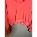 Free People Movement Grand Slam Cropped Sweatshirt Pink Size Medium Photo 4