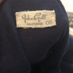 Brandy Melville Super cute Short Sleeve Navy Blue / Red Crop Top Photo 2