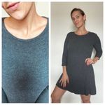 Anthropologie VELVET By Graham Spencer Ribbed Tunic Dress Gray Photo 3
