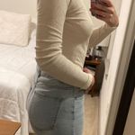 Michael Stars Cream Turtleneck Sweater Photo 1