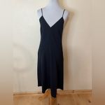 Thakoon Midnight Dark Navy Blue slip midi dress NEW 4 Photo 1
