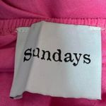 Sundays Pink Sleeveless Cutout Ruffle Square Neck A Line Mini Dress Size M Photo 3