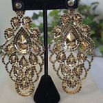 Boutique Large Statement Glam Teardrop Earrings Photo 8