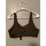 Victoria's Secret Victoria’s Secret Sport Olive Green Criss Cross Sports Bra Size Large NWOT Photo 2