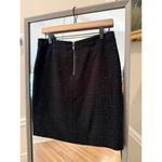 Laundry by Shelli Segal Black & Silver Skirt Size 6 Photo 4