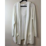 Barefoot Dreams Women's White Cozychic Ultra Lite Cardigan w/pockets. Size 3X Photo 1