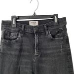 AGOLDE  Sophie Skinny High Rise Crop Black Stretchy Jeans size 28 Photo 2