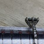 1.5 Ct Moissanite 925 Sterling Silver Solitaire Wedding Promise Ring Sz 8.5 Photo 5