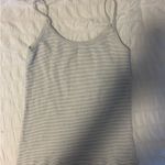 Brandy Melville light blue and white striped  tank top Photo 1
