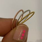 Beverly Hills Boutique Ring Set Of 3... Gold Photo 2